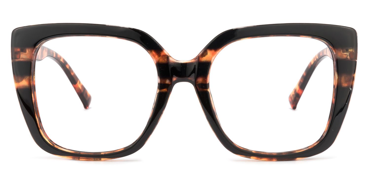 Brenda Tortoise Quadratische Brillen0
