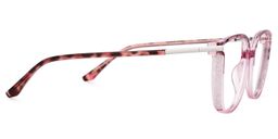 Walden Blumendruck-Rosa Quadratisch Brille2