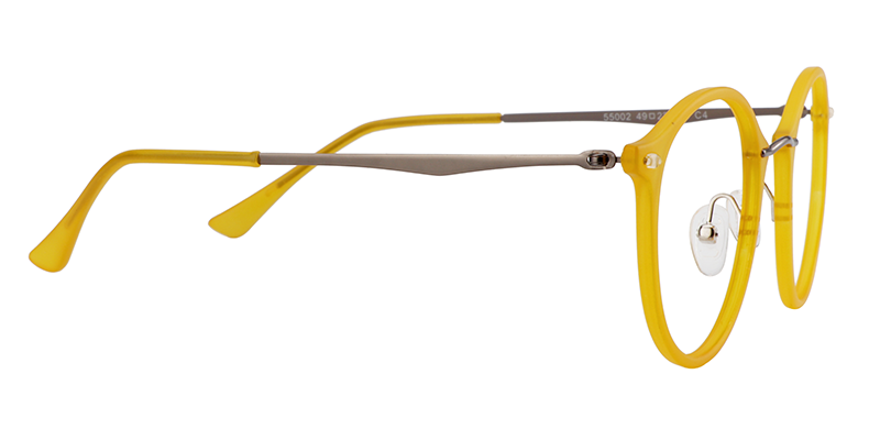 Ivy Gelb Rund Brille3