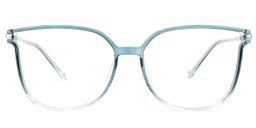 Walden Blau Cateye Brille0