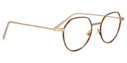 Wilder Gold Runde Brille2