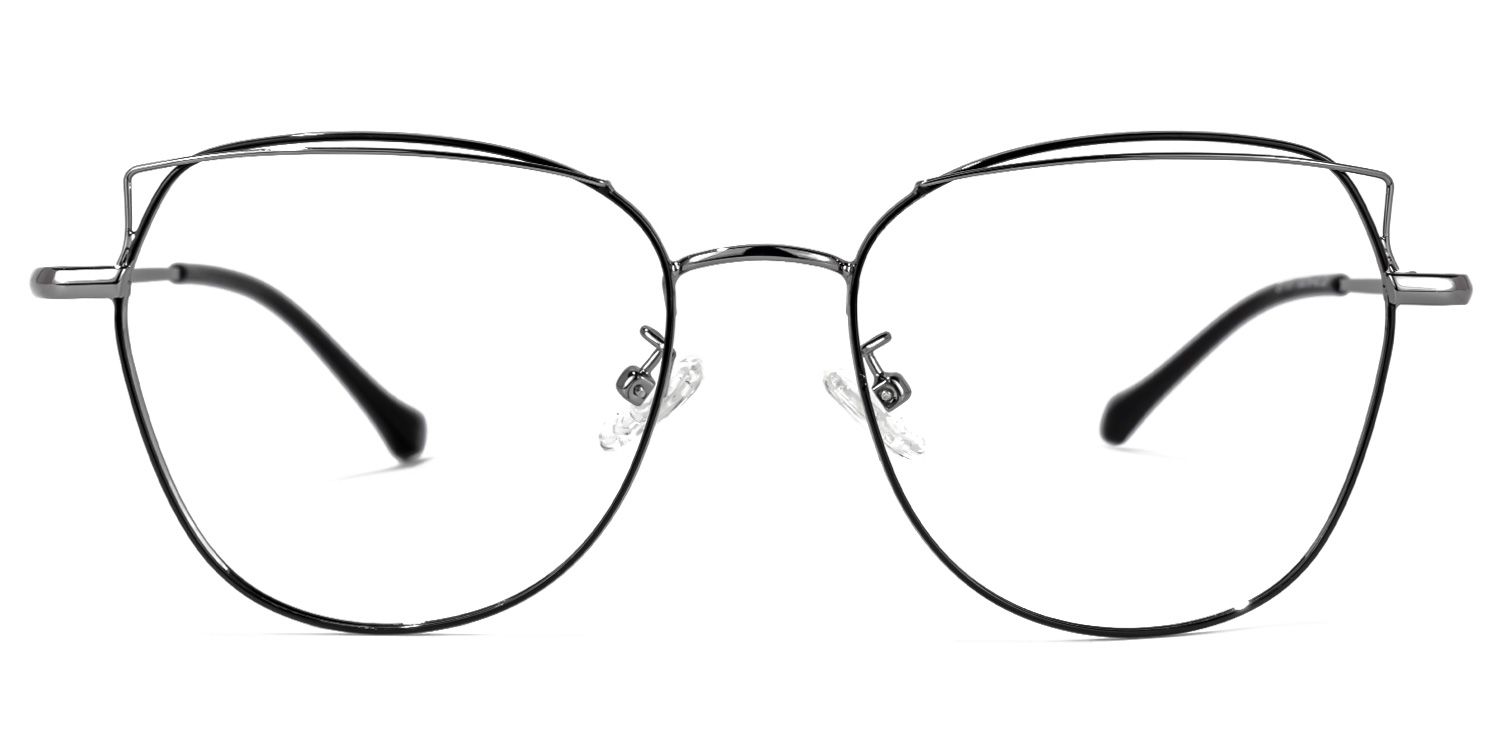 Denson Schwarz Cateye Brille0