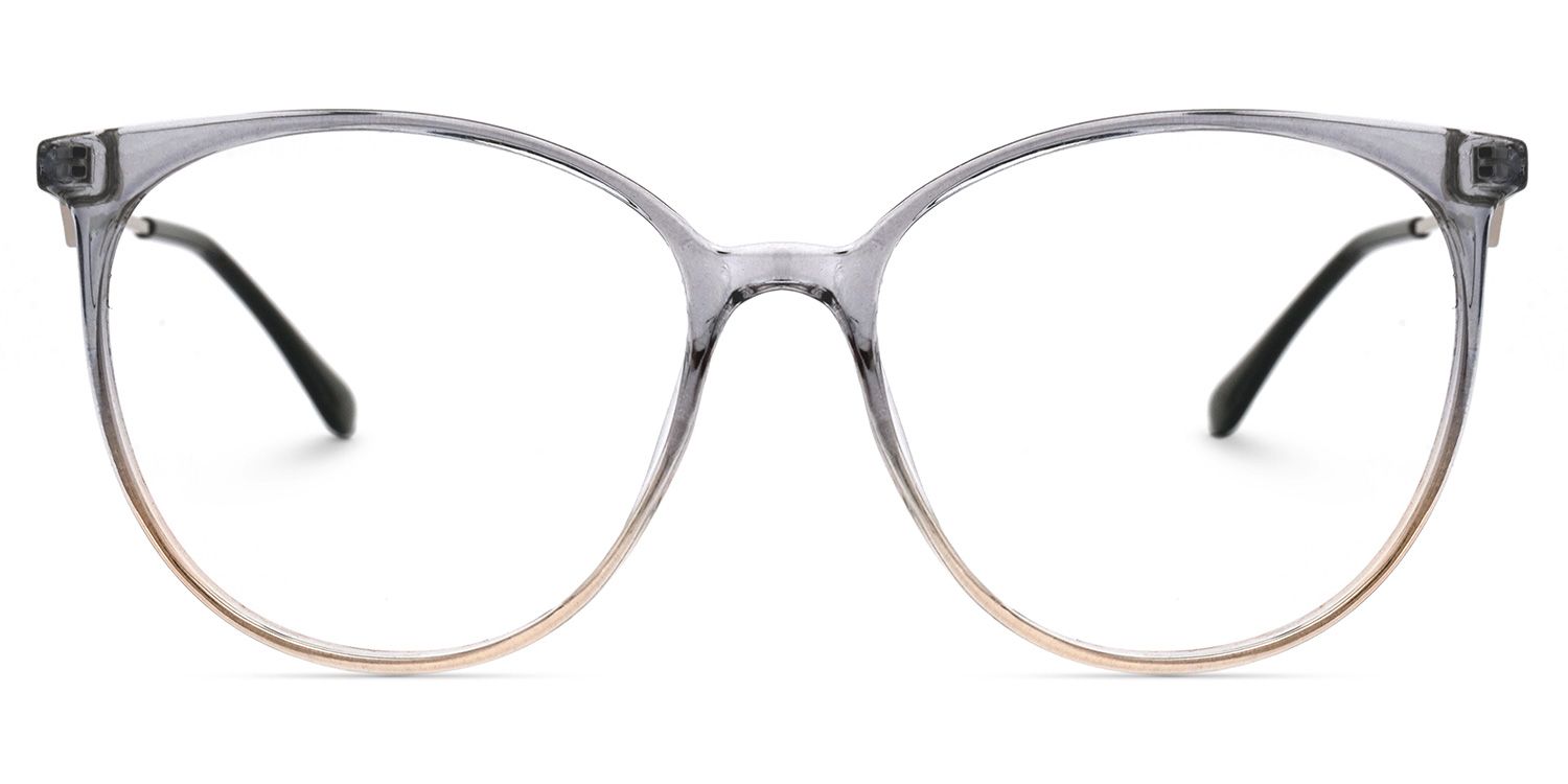 Babbage Grau Rund Brille0