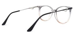 Babbage Grau Rund Brille2