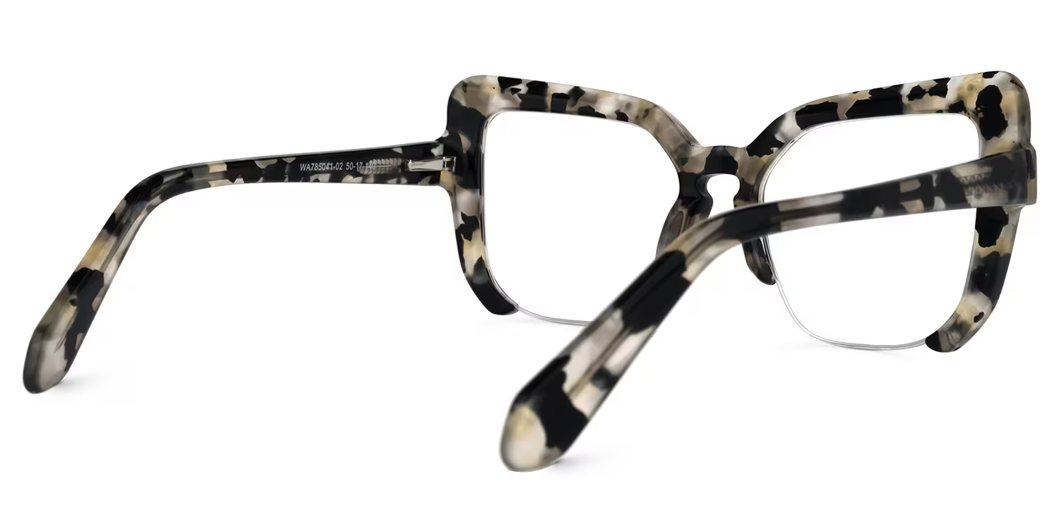 Tarah Schwarz-Tortoise Cateye Brille3