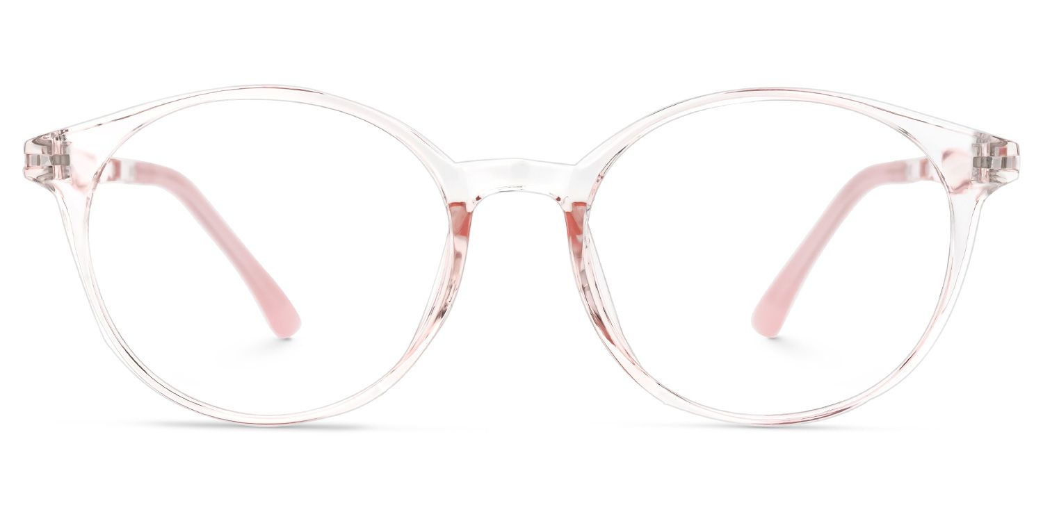 Mairead Rosa Klar Rund Brille0