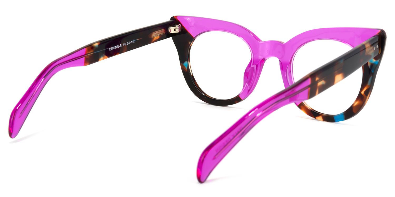 Godwin Lila Schildkröte Cat Eye Brille4