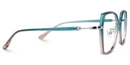 Burt Blau-Rosa Geometrisch Brille3