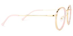 Yahya Rosa-Gold Rund Brille3