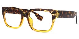 Colin Gelb-Tortoise Rechteckig Brille1