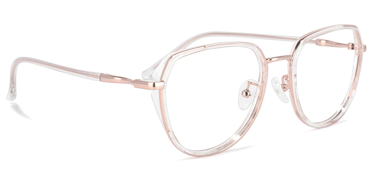 Nash Rosa Geometrisch Brille2