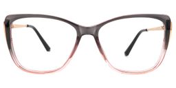 Cloris Schwarz-Rosa Cateye Brille0