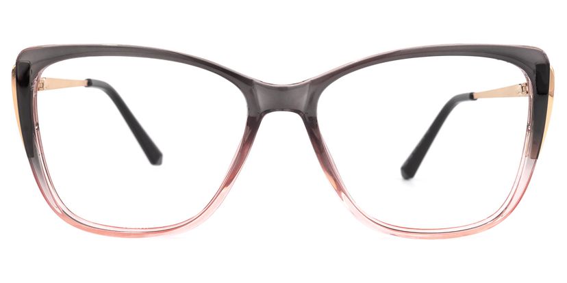 Cloris Schwarz-Rosa Cateye Brille