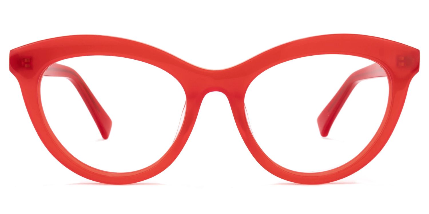 Fairy Rote Cateye Brille0