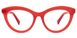 Fairy Rote Cateye Brille0