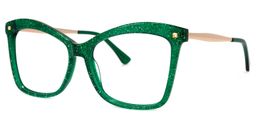 Isaebella Grün Cateye Brille1