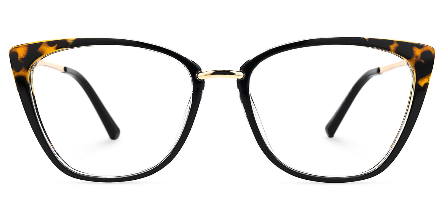 Christy Gelb-Tortoise Cateye Brille0