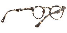 Abigail Schwarz-Tortoise Rund Brille3