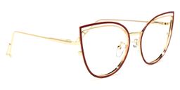 Mable Rote Cateye Brille2