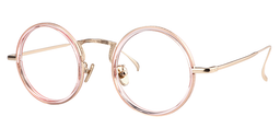 Alisa Rosa-Gold Rund Brille2