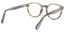 Ryleigh Grau Rund Vollrand  Brille4