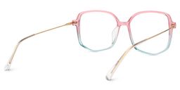 Payton Rosa-Blau Geometrisch Brille4