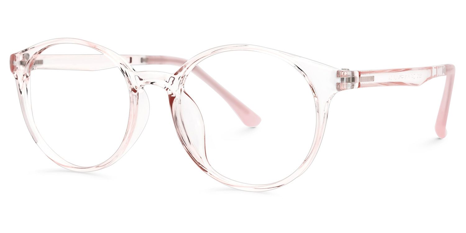 Mairead Rosa Klar Rund Brille1