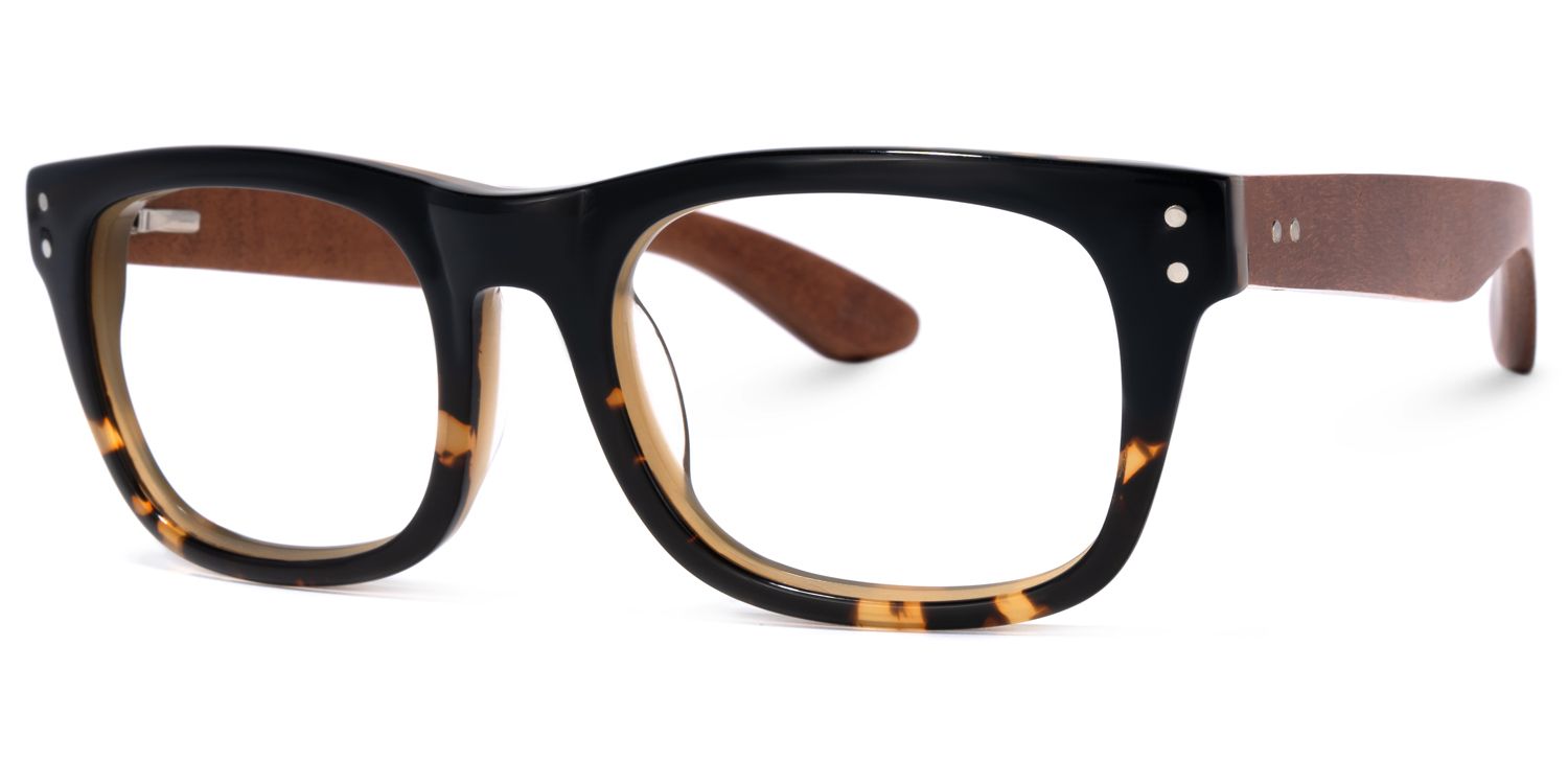 Mattias Tortoise Rechteckige Brille1