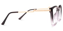 Gannon Lila Quadratisch Brille2