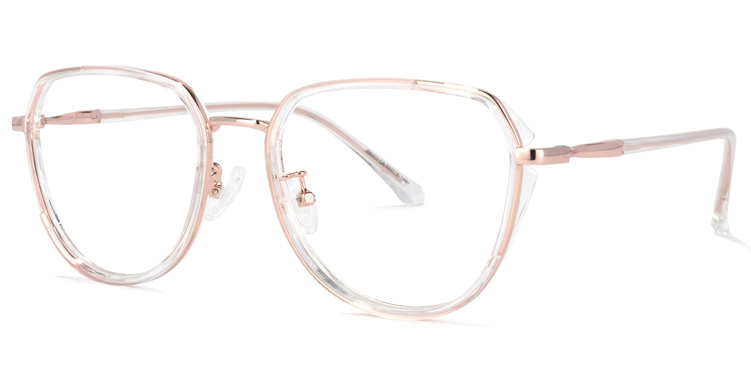 Nash Rosa Geometrisch Brille1