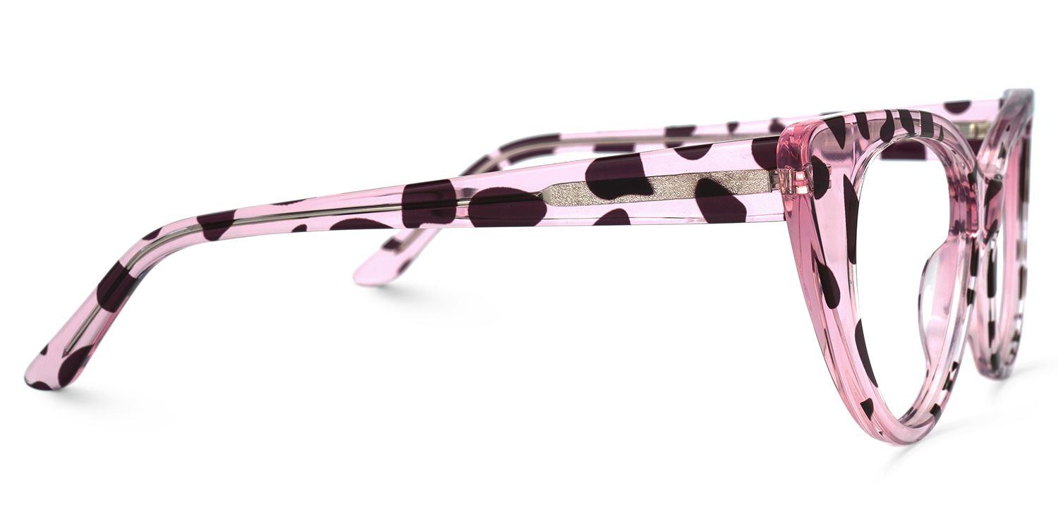 Cindy Klar Rosa Schildkröte Cat Eye Brille2