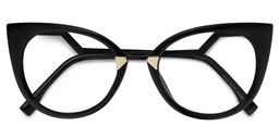 Jacqueline Schwarz Cat eye Brille5