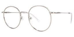 Rosanne Silber Rund Brille1