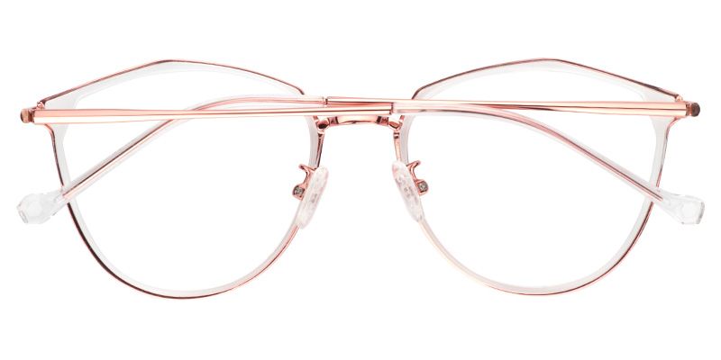 Cherry Rosa Geometrisch Brille3