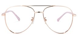 Paige Rosa Pilot Brille0