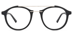Lee Schwarze Pilot Brille0