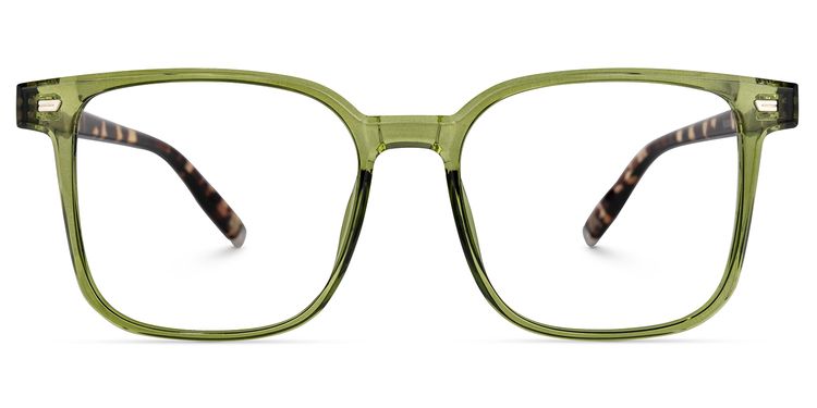Undreaus Grün Quadratisch Brille