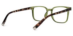 Undreaus Grün Quadratisch Brille2