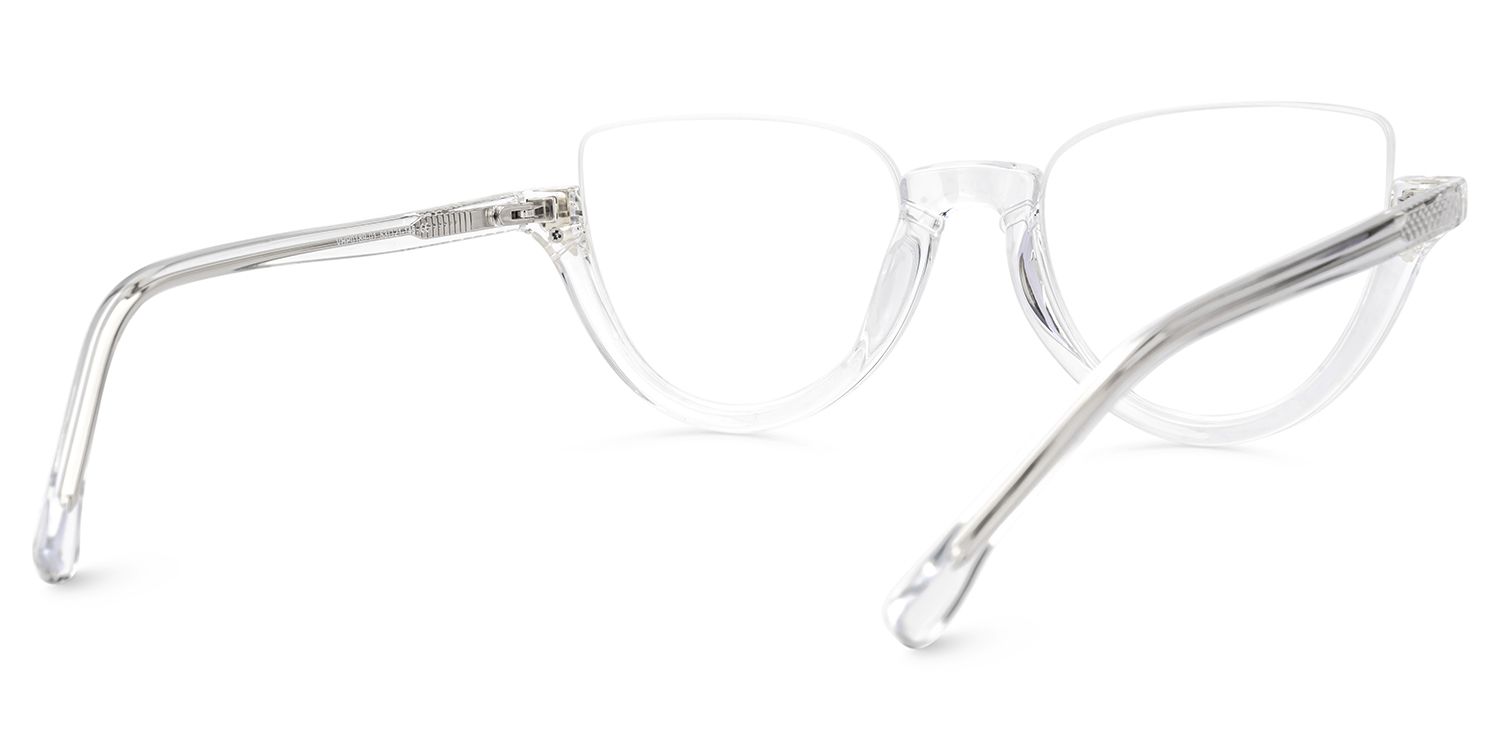 Felicia Klar Cat Eye Brille3