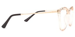 Vaughan Hellgelb-Gold Cateye Brille3