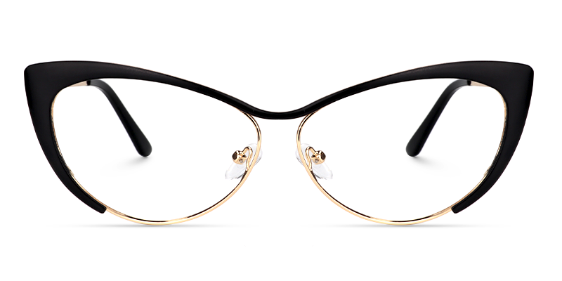 Ellen Schwarz Cat Eye Brillen0