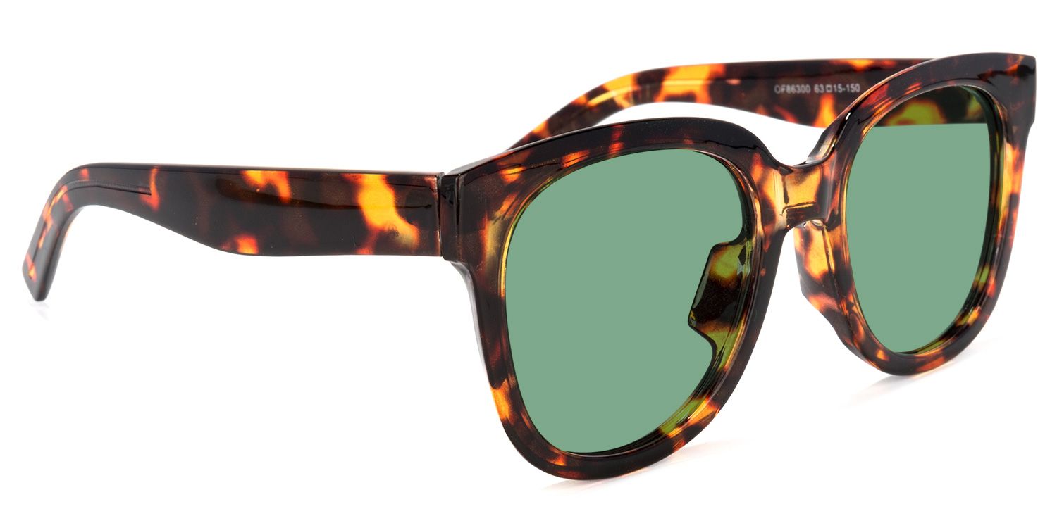 Roxanne Schildkröte Quadratische Sonnenbrille2