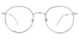 Rosanne Silber Rund Brille0