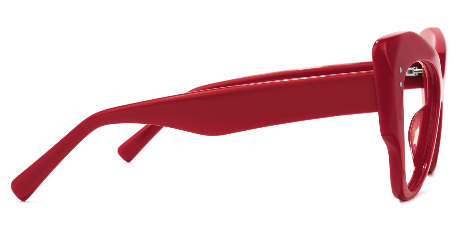 Keanu Rot Cateye Brille3