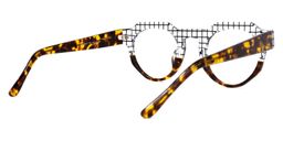 Annaisha Kriatall Tortoise Geometrische Brille4