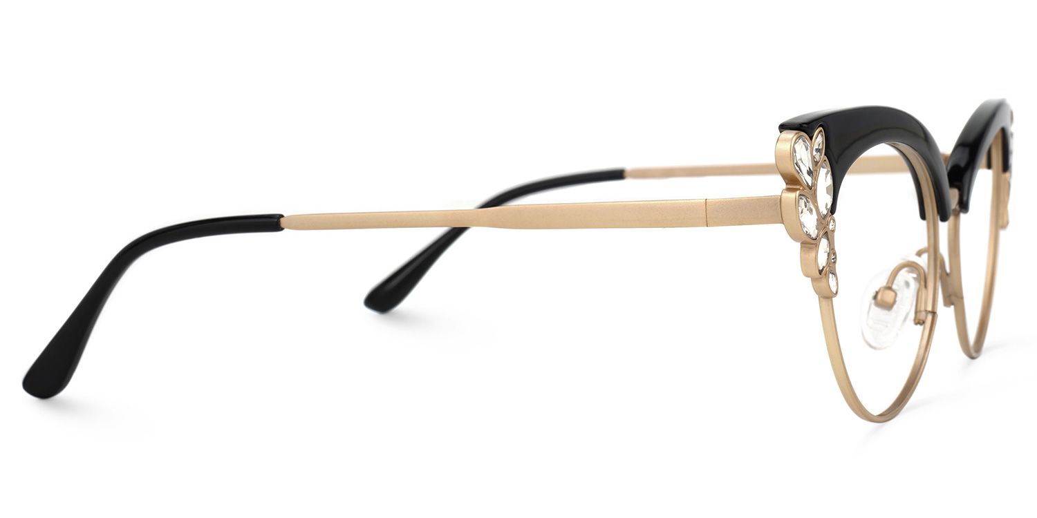 Hearn Schwarz Cateye Brille2