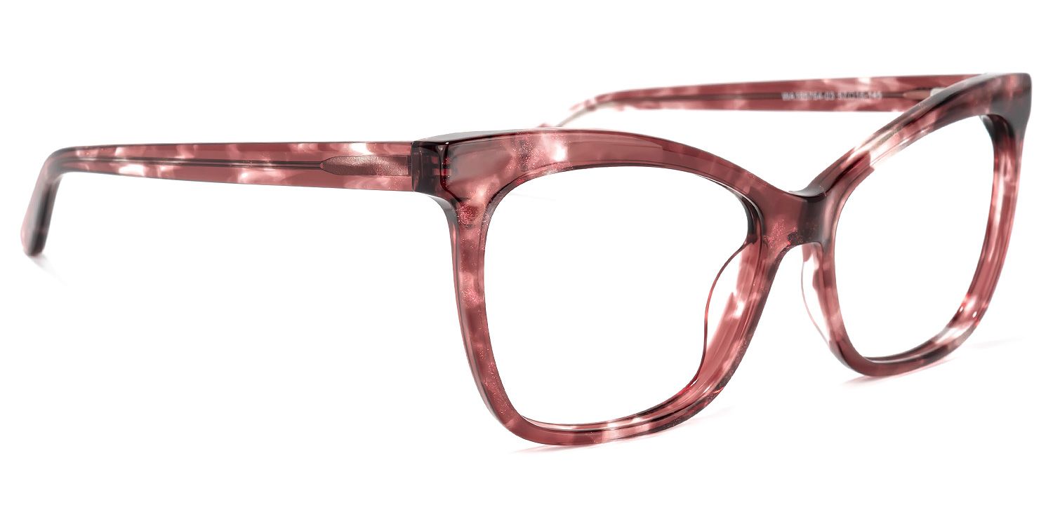 Richardson Hell Maroon Cateye Brille2