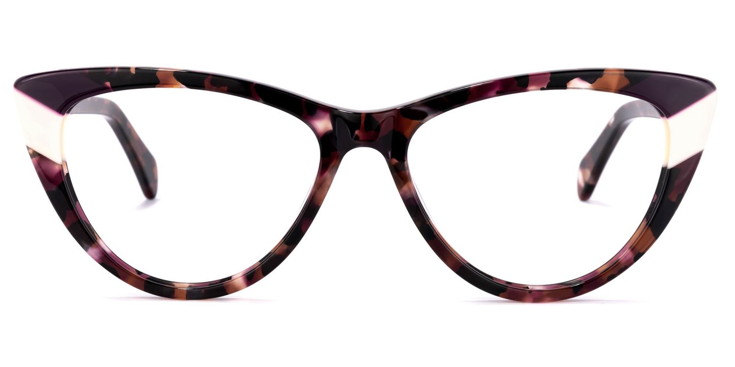 Freren Braun-Tortoise Cateye Brille0