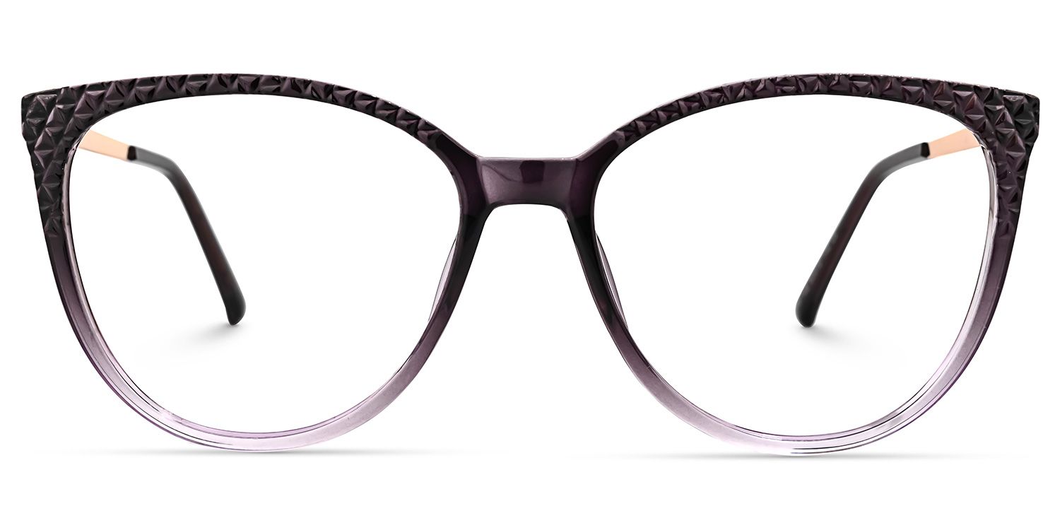 Dagmar Dunkellila Cateye Brille0