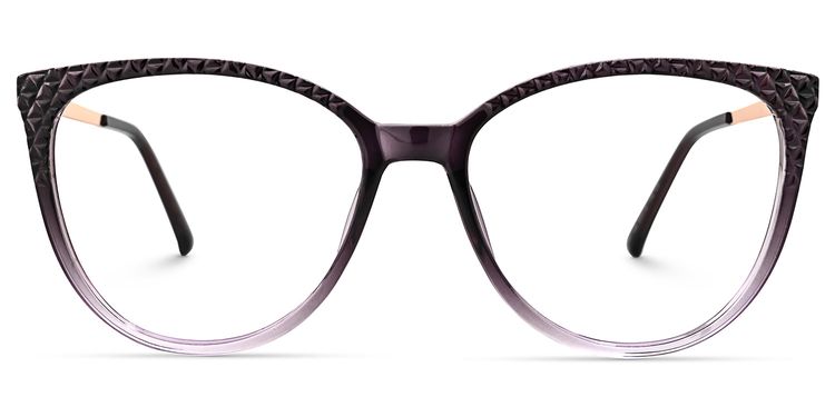 Dagmar Dunkellila Cateye Brille